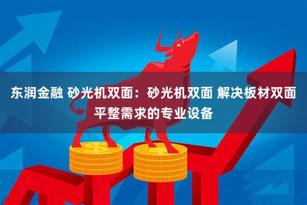 东润金融 砂光机双面：砂光机双面 解决板材双面平整需求的专业设备